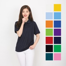 에어로쿨론 PKG 반팔 카라티셔츠 (팔목 시보리있음)(주머니 없음) /단체/인쇄/나염/전사/후로피/칼라/자수/로고